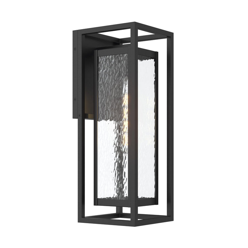 Shaw Large Outdoor Wall Lantern in Black