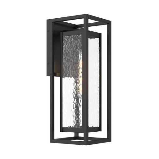 Shaw Large Outdoor Wall Lantern in Black