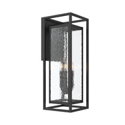 Shaw 3-Light Outdoor Wall Lantern in Black