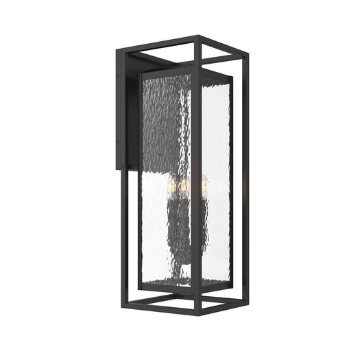 Shaw 3-Light Outdoor Wall Lantern in Black