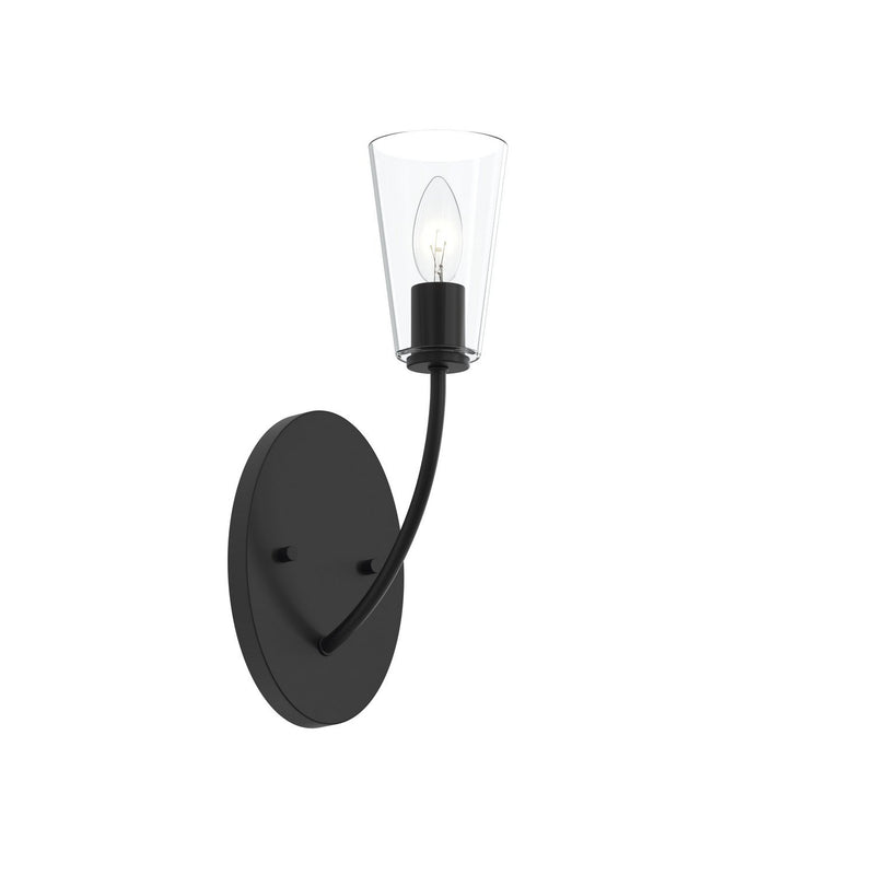 Jheni Wall Sconce in Matte Black