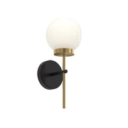 Rigsby Wall Sconce in Matte Black and Brushed Gold