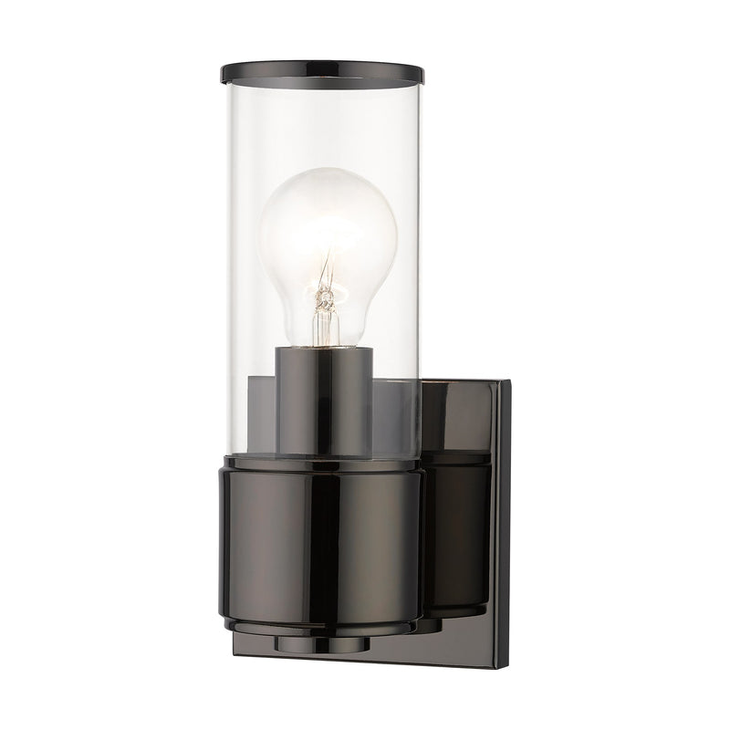 Quincy ADA Wall Sconce in Black Chrome