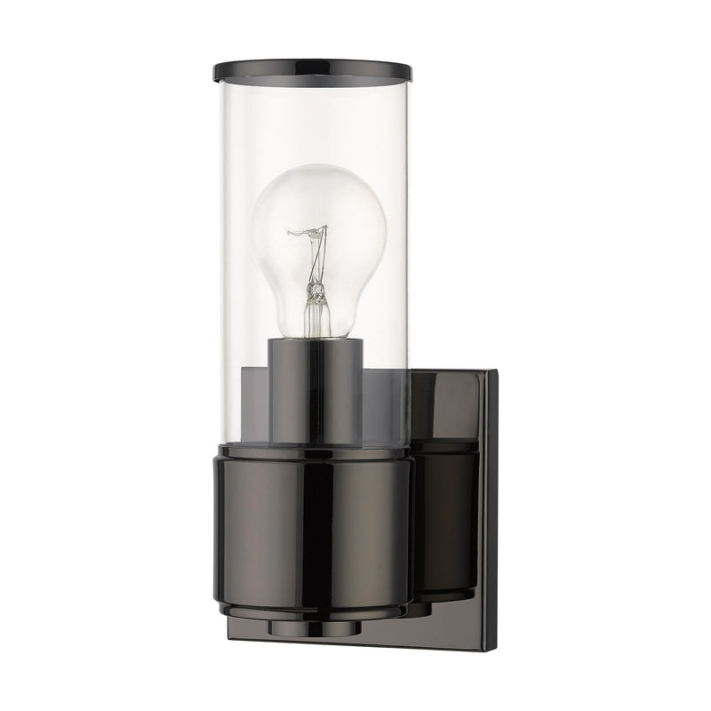 Quincy ADA Wall Sconce in Black Chrome
