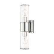 Quincy 2-Light ADA Bath Vanity Light in Polished Chrome