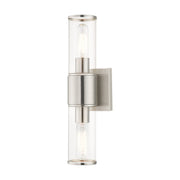Quincy 2-Light ADA Bath Vanity Light in Brushed Nickel