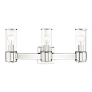 Quincy 3-Light ADA Bath Vanity Light in Polished Chrome