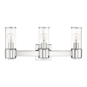 Quincy 3-Light ADA Bath Vanity Light in Polished Chrome