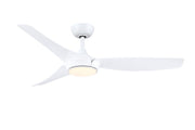 Lizza 56" Ceiling Fan with LED Light in Matte White