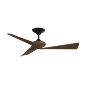 Yogi 52" Ceiling Fan in Black / Koa Blades