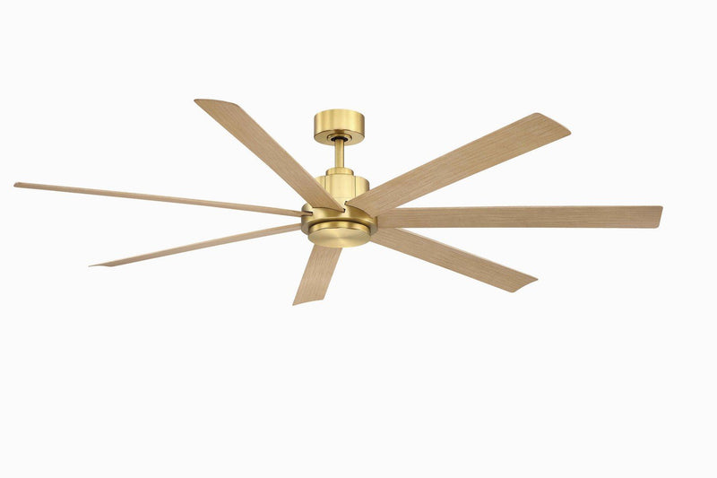 Pendry 72" Ceiling Fan in Brushed Satin Brass / Natural Blades