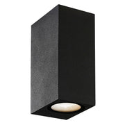 Dale 2-Light 5.75" Outdoor Wall Light in Black