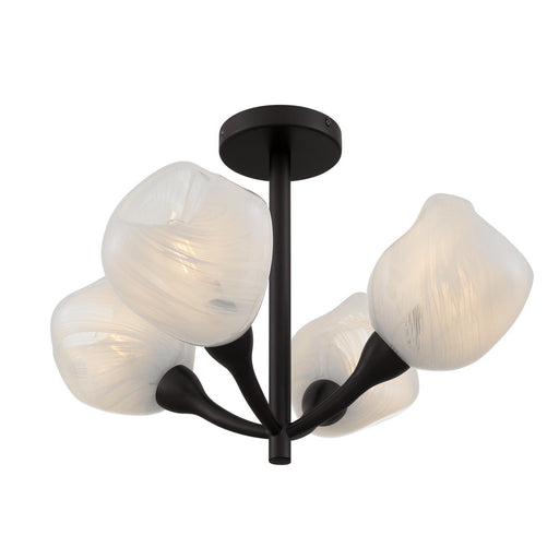 Adelyn 4-Light Semi-Flush Mount in Oil Rubbed Bronze