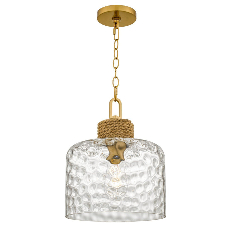 Baltic Pendant in Brushed Gold