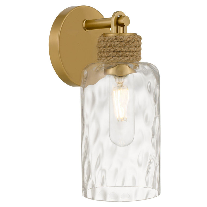 Baltic Bath Sconce in Brushed Gold