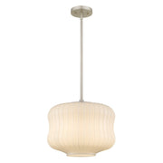 Cara Pendant in Brushed Nickel