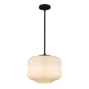 Cara Pendant in Matte Black