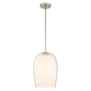 Evelynn Mini Pendant in Brushed Nickel