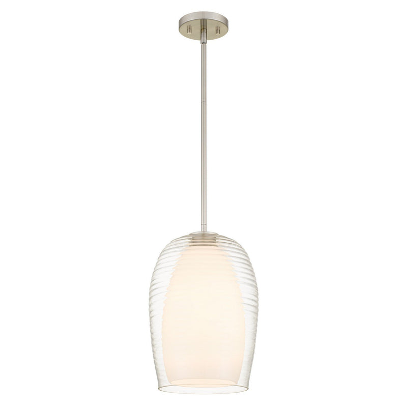 Evelynn Mini Pendant in Brushed Nickel