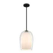 Evelynn Mini Pendant in Matte Black