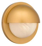 Harlowe Outdoor Wall Sconce in Nouveau Painted Weathered Brass