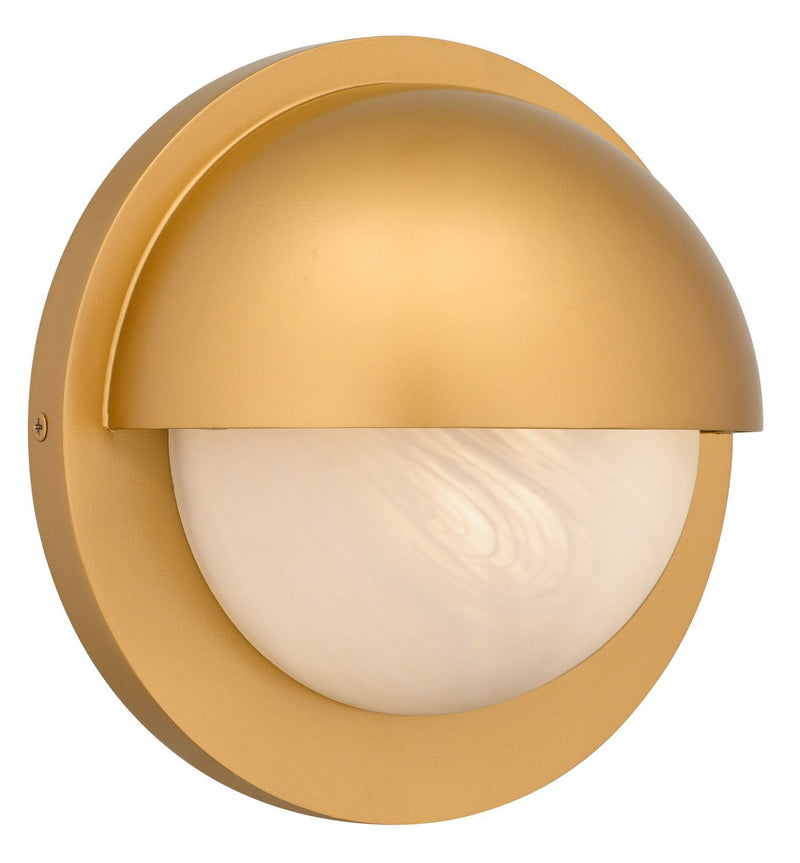 Harlowe Outdoor Wall Sconce in Nouveau Painted Weathered Brass