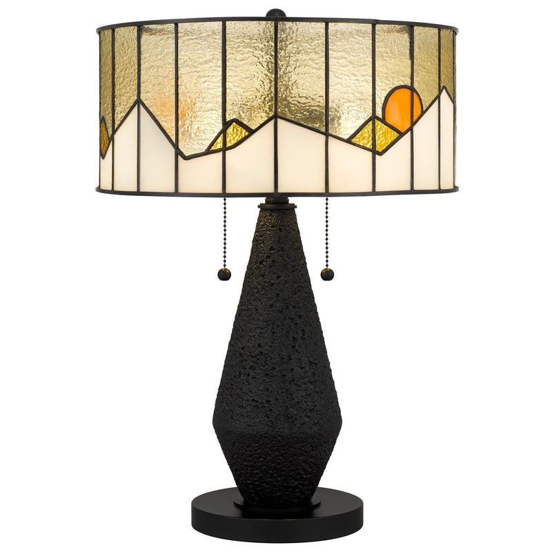 Blackwood 2-Light Table Lamp in Matte Black