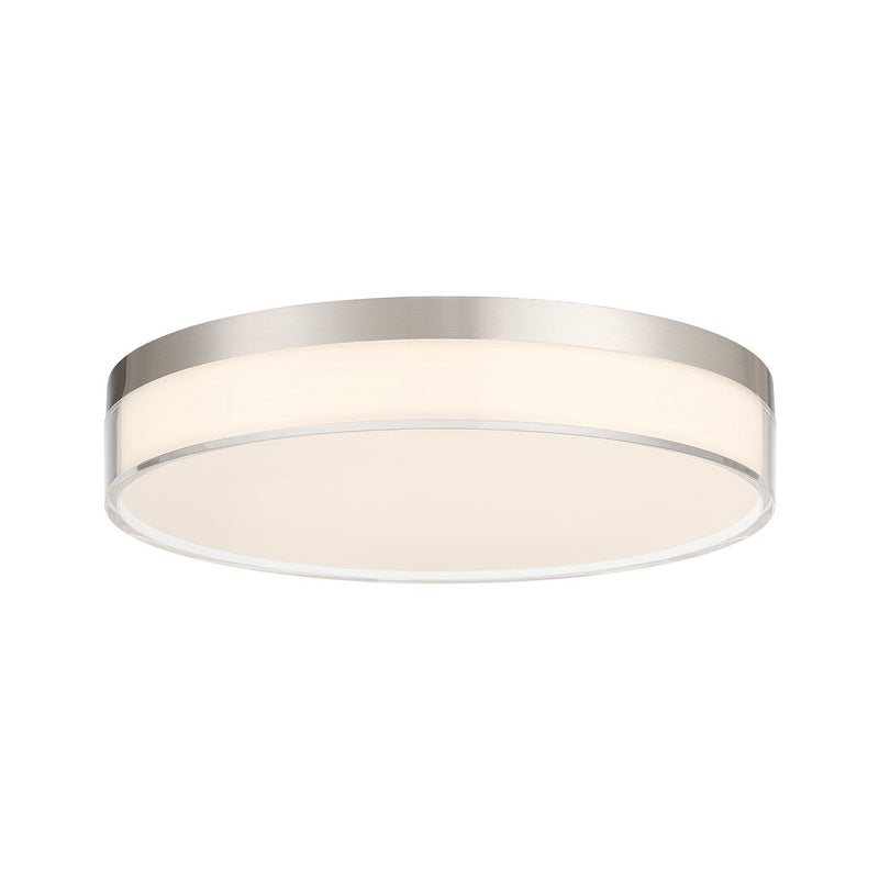 Clarion 11" LED Flush Mount in Satin Nickel