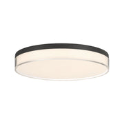 Clarion 13" LED Flush Mount in Black
