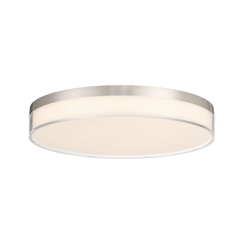 Clarion 13" LED Flush Mount in Satin Nickel