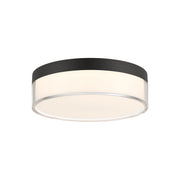 Clarion 7" LED Flush Mount in Black