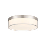 Clarion 7" LED Flush Mount in Satin Nickel