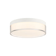 Clarion 7" LED Flush Mount in White