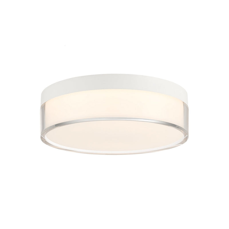 Clarion 7" LED Flush Mount in White