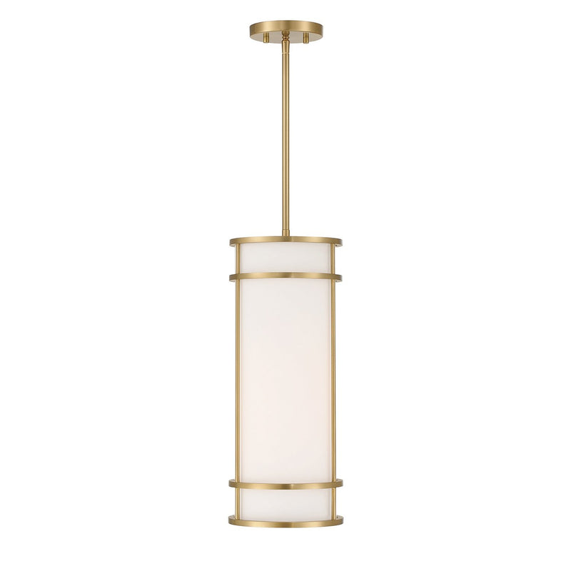 Porter Mini Pendant in Warm Brass