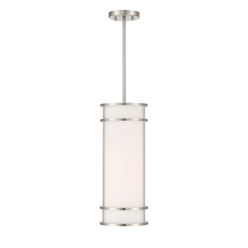 Porter Mini Pendant in Satin Nickel