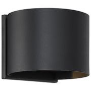 Lightgate 6" LED Outdoor Wall Sconce in Matte Black