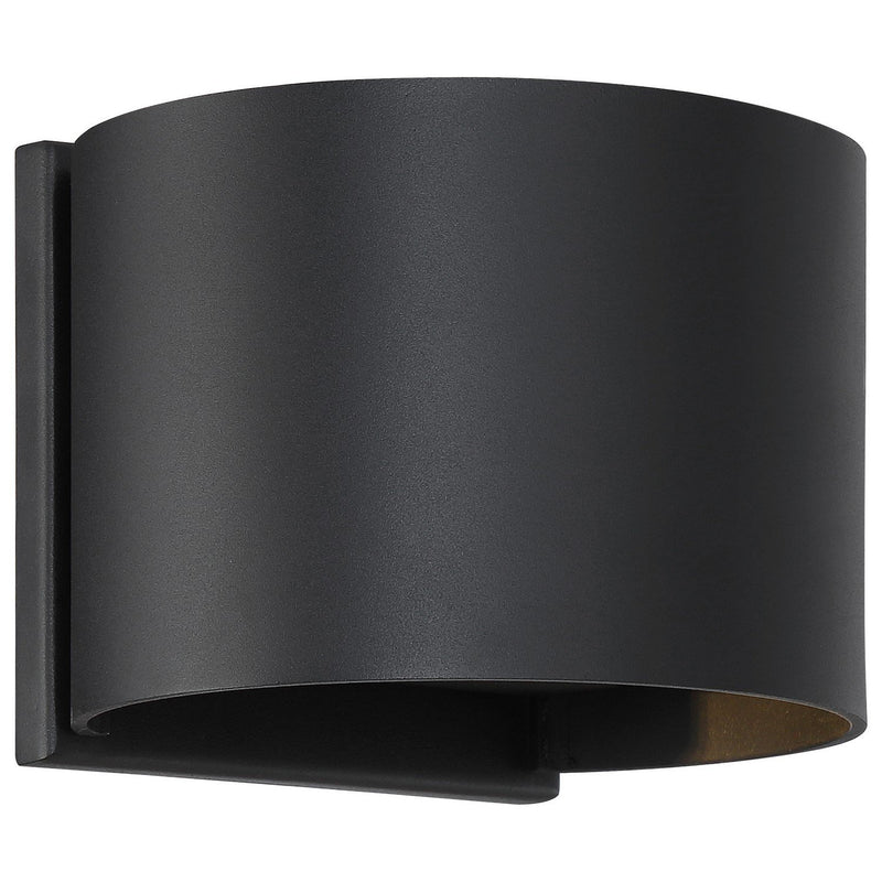 Lightgate 6" LED Outdoor Wall Sconce in Matte Black