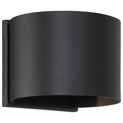 Lightgate 6" LED Outdoor Wall Sconce in Matte Black