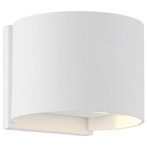 Lightgate 6" LED Outdoor Wall Sconce in Matte White