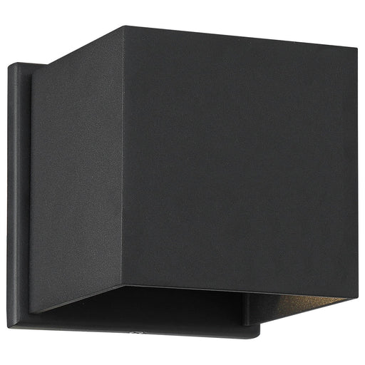 Lightgate Square LED Outdoor Wall Sconce in Matte Black