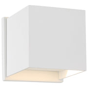Lightgate Square LED Outdoor Wall Sconce in Matte White