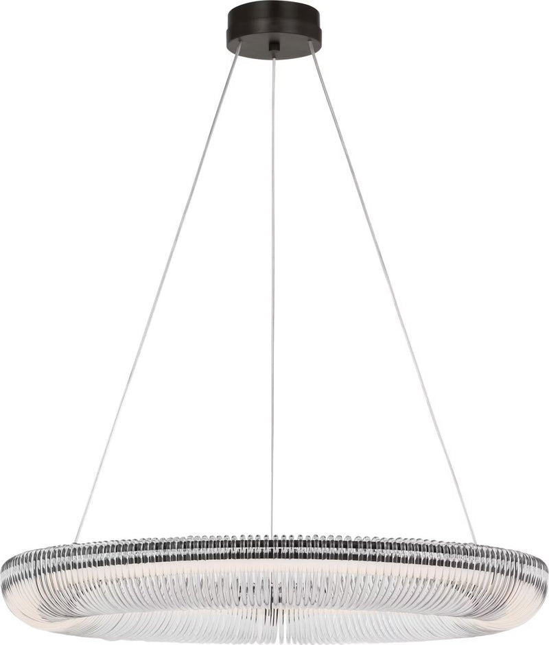 Pierce Chandelier in Aged Iron