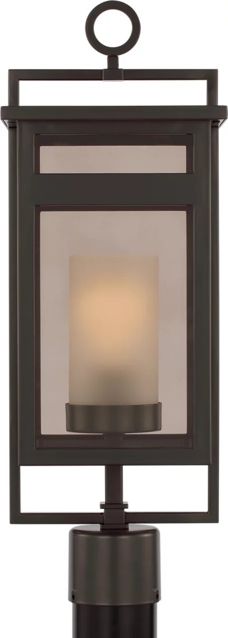 Fairhaven Outdoor Post Light in Truffle