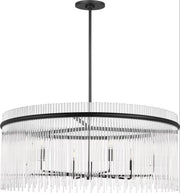 Finley 6-Light Chandelier in Midnight Black