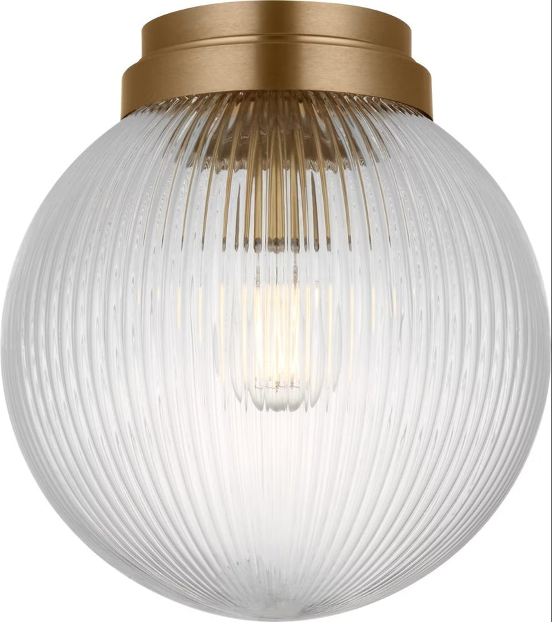 Preston Flush Mount in Satin Brass