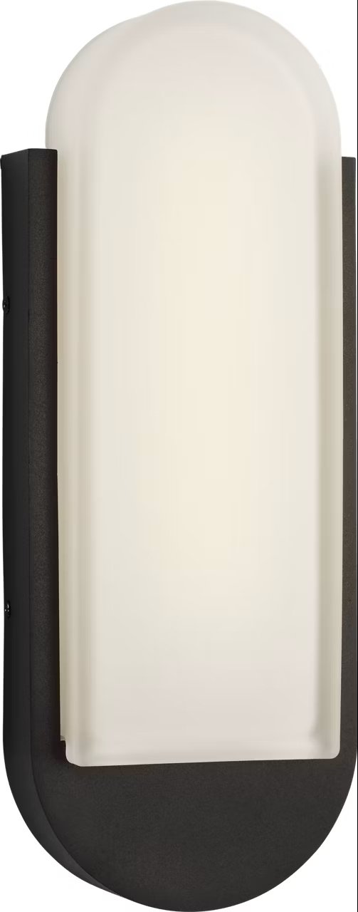 Dante 14" Outdoor Wall Sconce in Textured Black
