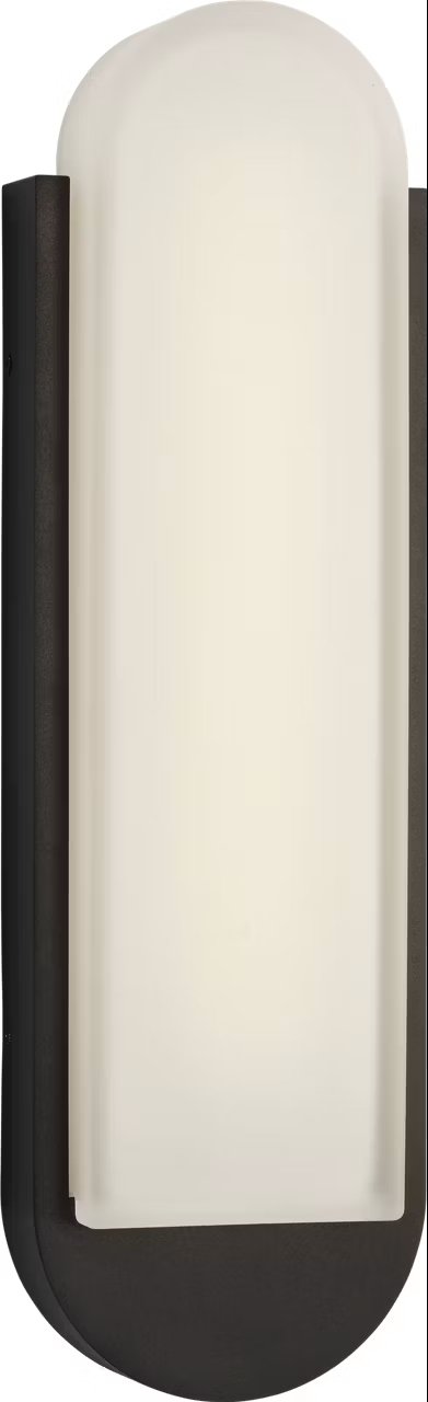 Dante 18" Outdoor Wall Sconce in Textured Black