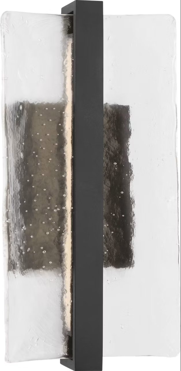 Briggs Medium Outdoor Wall Sconce in Textured Black