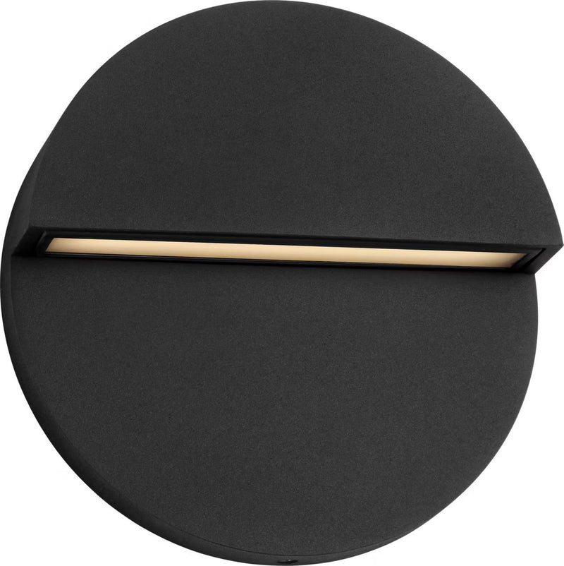 Banks 8" Outdoor Wall Sconce in Textured Black